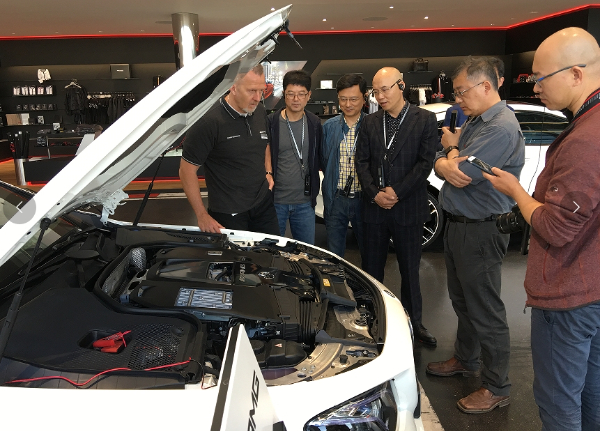 Visit Mercedes-Benz in Germany