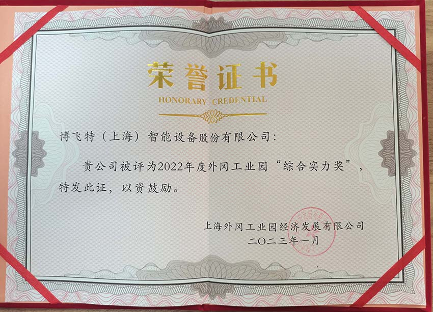 Comprehensive strength award